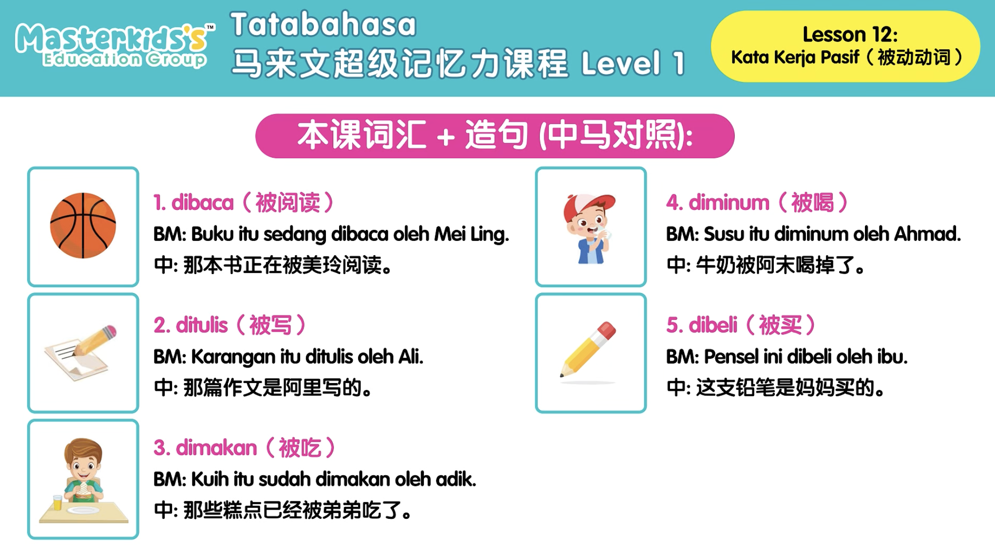 Level 1_Lesson 12_Kata Kerja Pasif